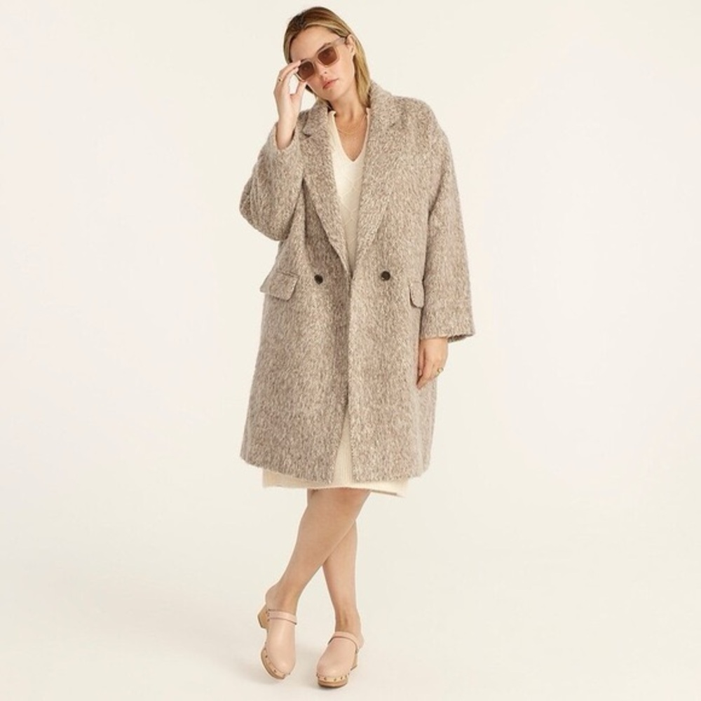 J.Crew Italian Wool Car Coat, size XL
